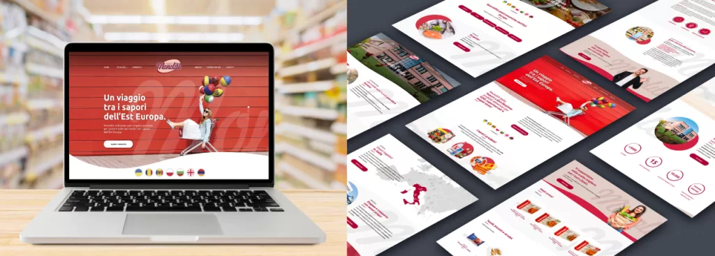 realizzazione sito web azienda import e distribuzione